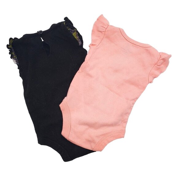 3M Carters Baby Onesie Girl 3-piece Tulle Ruffle Outfit Lightweight Bodysuit set - Picture 11 of 12